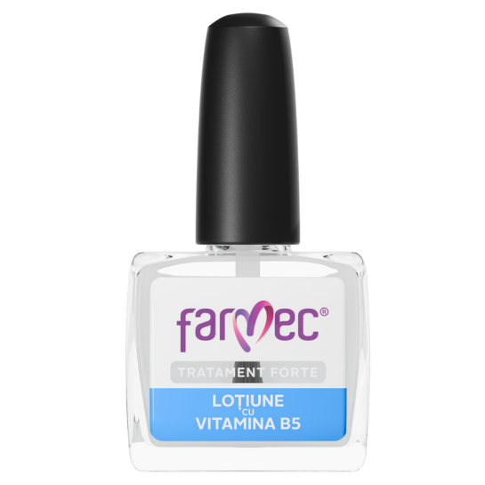 Lotiune cu vitamina B5 pentru unghii Tratament Forte, 11ml, Farmec