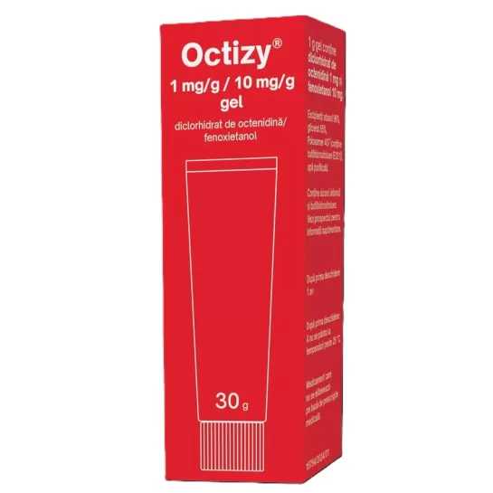 Octizy 1mg/g+10 mg/g,  gel, 30g, Egis