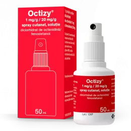 Octizy 1mg/g+20 mg/g spray, 50ml, Egis