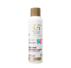 Spuma cu protectie solara pentru copii Sun Sensitive Kids, SPF50, 150ml, Gerovital