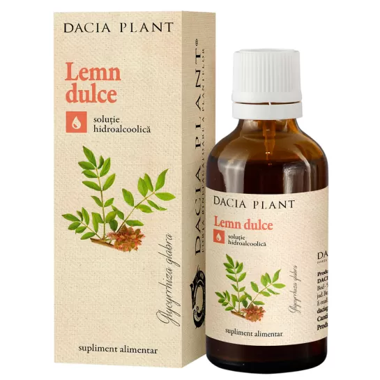 Tinctura de lemn dulce, 50ml, Dacia Plant
