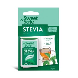 Indulcitor  natural stevie tablete 200 comprimate, Sly Nutritia