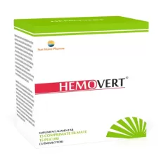 Hemovert, 15 plicuri + 15 comprimate filmate, Sun Wave Pharma 