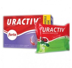 Pachet Uractiv, 10 capsule + Servetele umede intime, 20 bucati, Terapia
