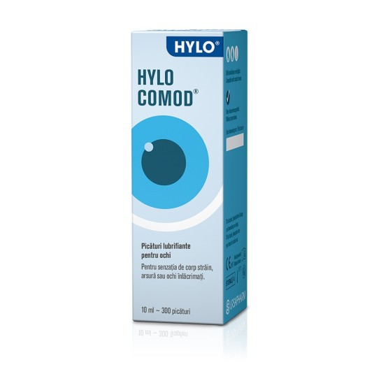Picaturi lubrifiante pentru ochi Hylo-Comod, 10ml, Ursapharm