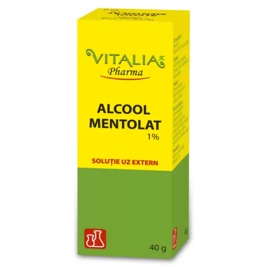 Alcool mentolat 1%, 40g, Vitalia