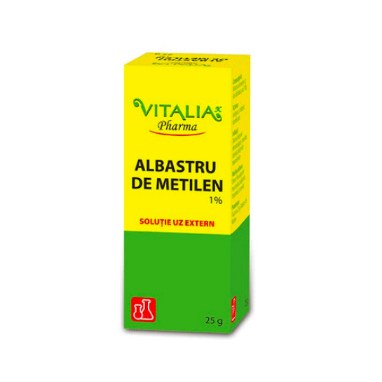 Albastru de metilen 1%, 25g, Vitalia