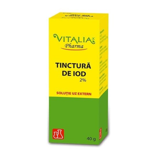 Tinctura de iod 2%, 40g, Vitalia