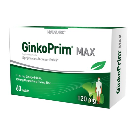 GinkoPrim Max 120mg, 60 tablete, Walmark 