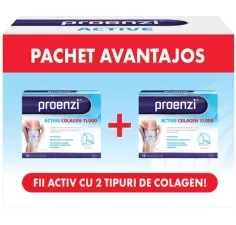 Proenzi Active Colagen 11000, 14 + 14 flacoane 25ml, pachet avantajos, Walmark
