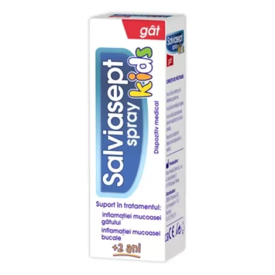 Salviasept Kids spray pentru gat, 20ml, Zdrovit