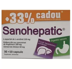 Sanohepatic 40+, 30 +10 capsule, Zdrovit 