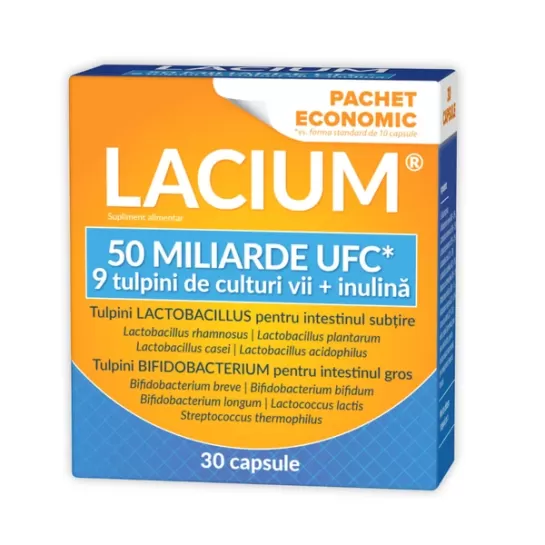 Lacium, 50 miliarde UFC, 30 capsule, Zdrovit