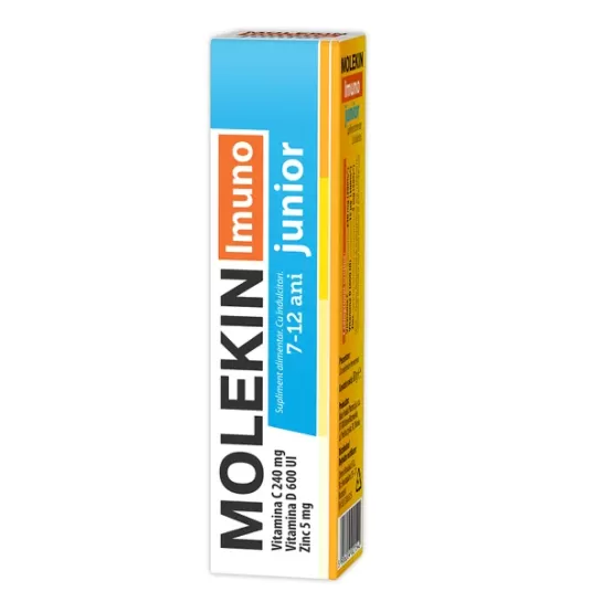 Molekin Imuno Junior, 20 comprimate efervescente, Zdrovit 