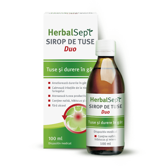 Sirop de tuse HerbalSept Duo, 100ml, Theiss Naturwaren