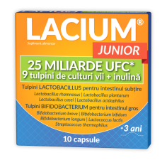 Lacium Junior 25 miliarde UFC, 10 capsule, Zdrovit