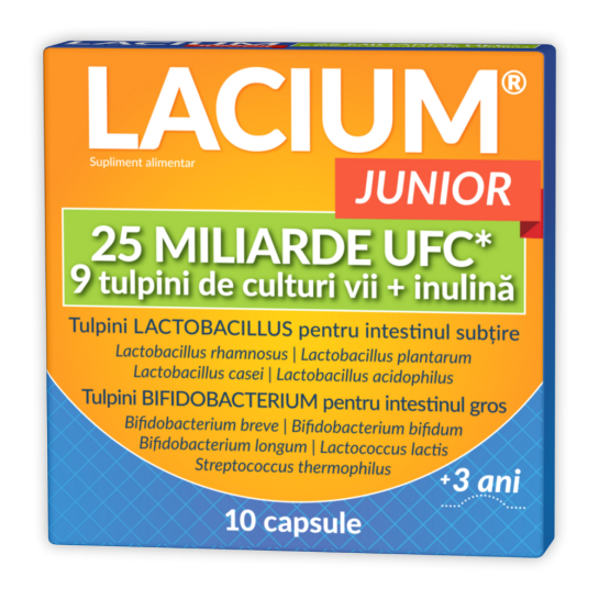 Lacium Junior 25 miliarde UFC, 10 capsule, Zdrovit