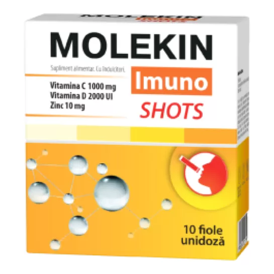 Molekin Imuno Shots, 10 fiole, Zdrovit 