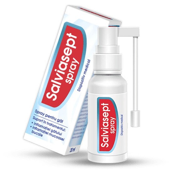 Salviasept spray pentru gat, 20ml, Zdrovit
