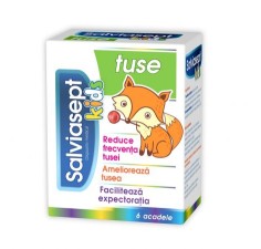 Salviasept Kids Tuse, 6 acadele, Zdrovit