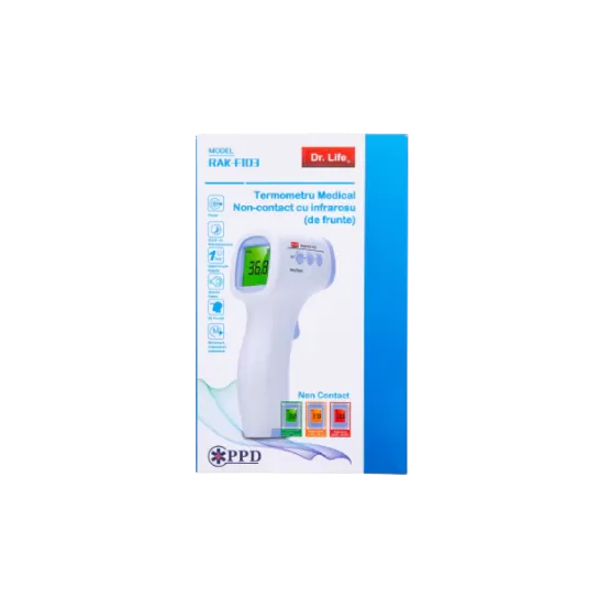 Termometru medical non-contact cu infrarosu RAK-FI03, Dr. Life
