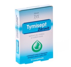 Tymisept, 12 comprimate, Zdrovit